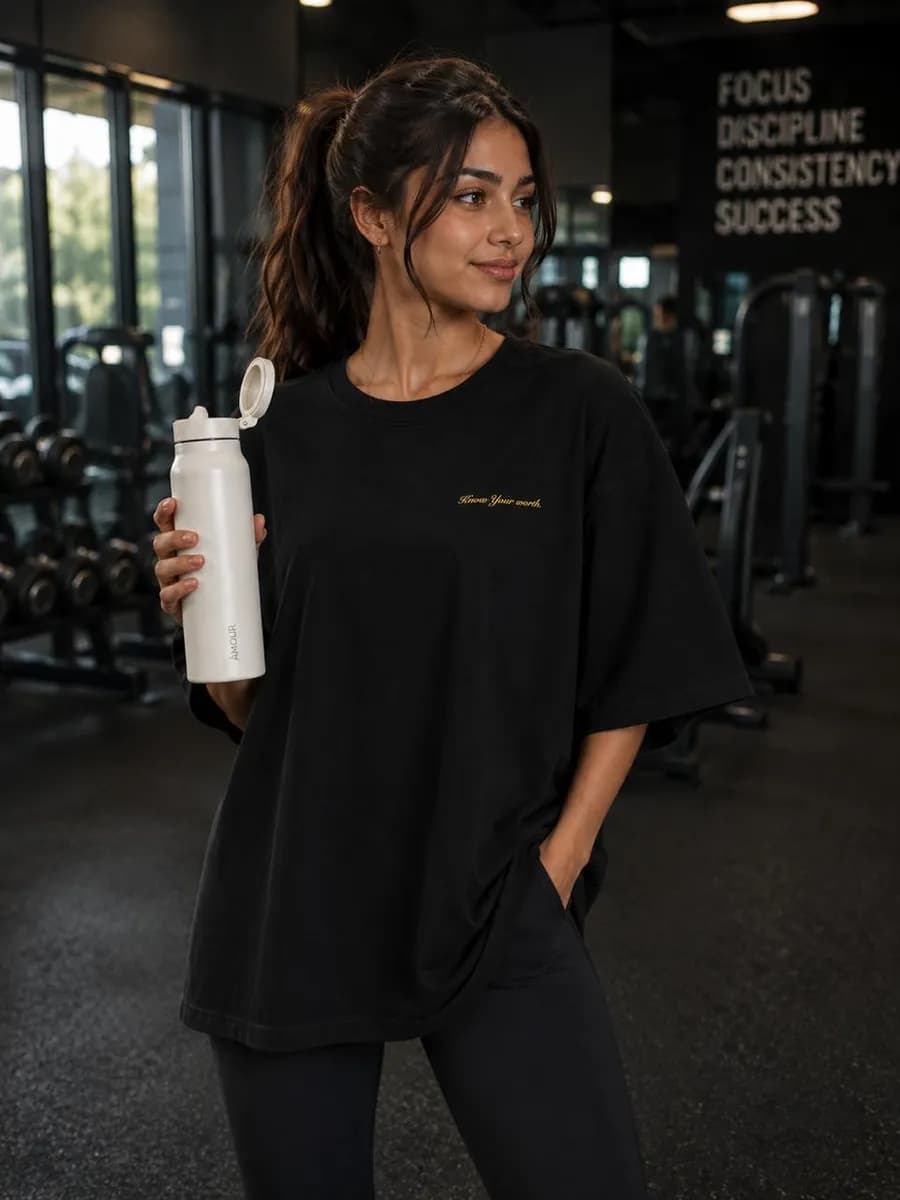 Amour Black T-Shirt
